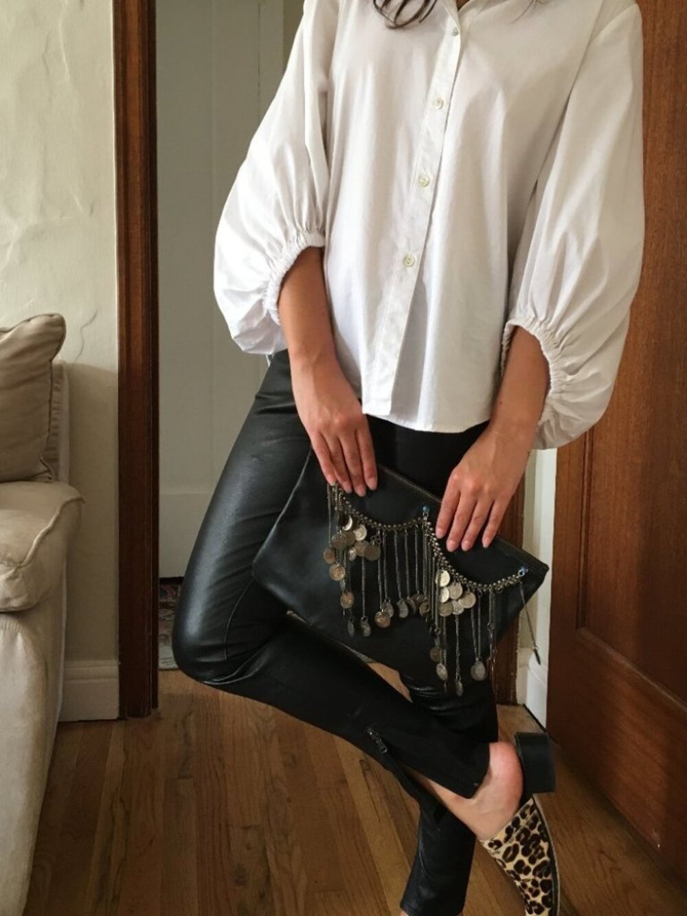 J BRAND leather pants